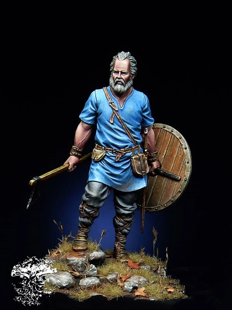 1/32 54mm resin model kits historical film Viking invaders in Ireland