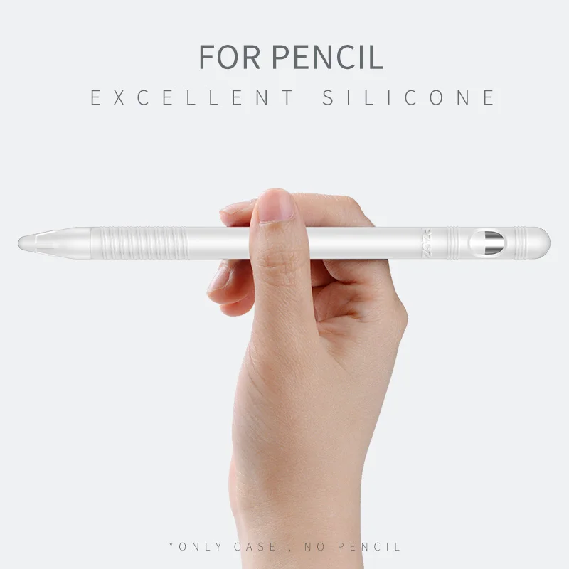 PZOZ чехол для apple pencil силиконовый ipad pen полное защитное покрытие Противоскользящий