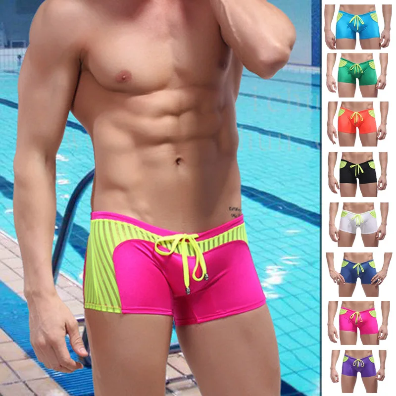 

Mens Swimwear Maillot De Bain Boy Swim Suits Boxer Shorts Swim Trunks Men Swimsuit Surf Banadores