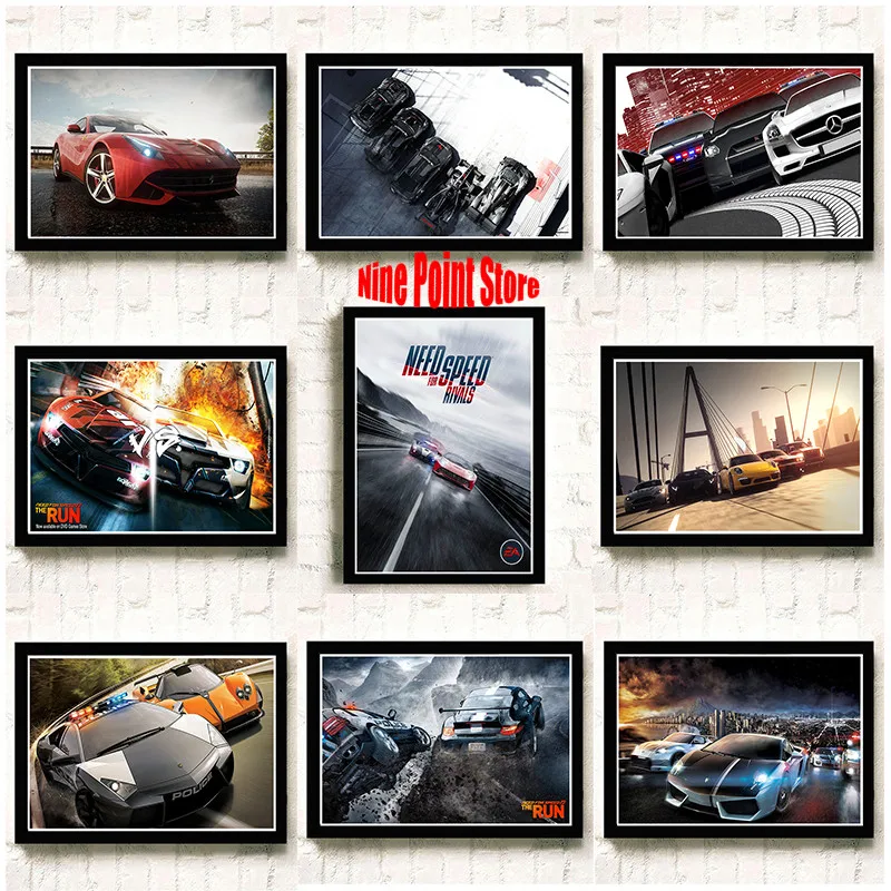 

Need For Speed Game poster car Coated paperhome wall decor paingting wall sticker bar decor Children room decor 42*30cm