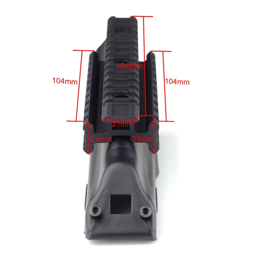 7.62x39 Tri Rail Top Receiver Cover Picatinny Weaver Scope Rail Mount in Scope Mounts