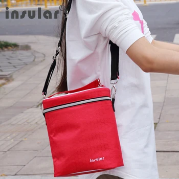 

Portable Baby Toddler Milk Bottle Insulation Storage Bag Stroller Buggy Cooler Bag Thermal Thermos Insulation Bag Shoulder Bag