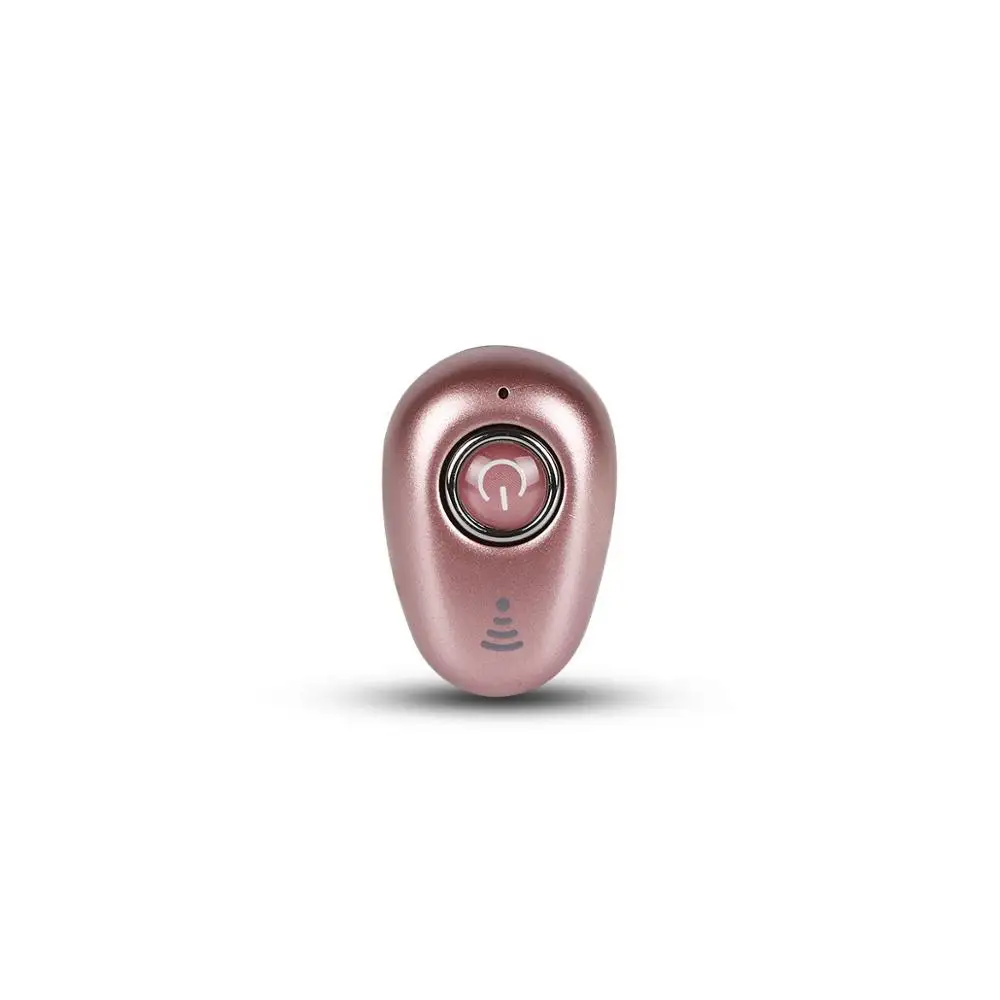 KOYOT новые мини беспроводные bluetooth 4,1 наушники гарнитура спортивные наушники с микрофоном микро телефон для iOS/Android смартфонов - Цвет: Розовый