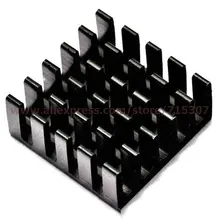 Phiscale 10 шт. 22*22*10/22x22x10 мм черный радиатор используется для электронных, модуль