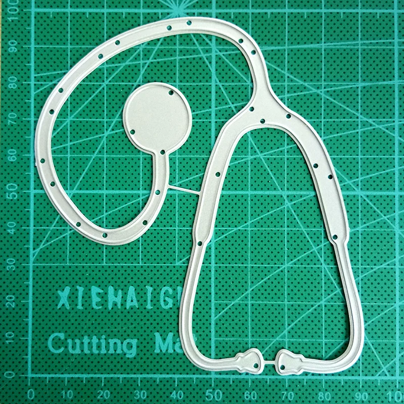 

HamyHo Doctor's Stethoscope Metal Cutting Dies Stencil for DIY Scrapbooking Paper Cards Making Decorative Crafts Supplies New