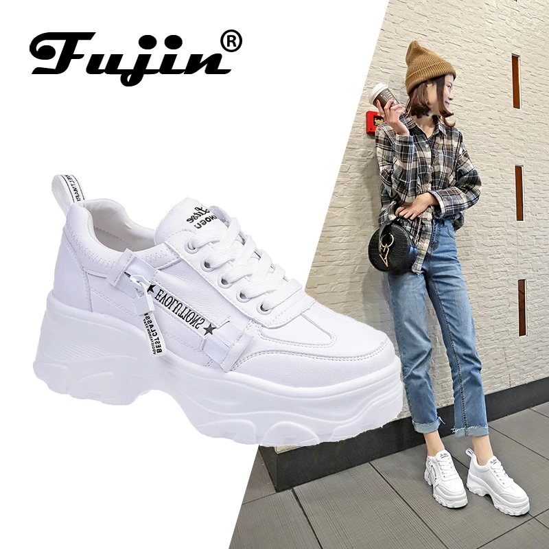 

FUJIN Women Casual Shoes Women Flats Spring Autumn Winter Keep Warm Shoes Lace Up Keep Females Shoes Comfortable for Women Shoes