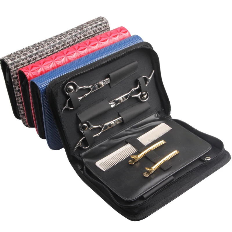 

Hair Comb Shear Pouch Holder Case with Belt Barber Hairdressing Tool Bags Professional Hair Scissor Bag