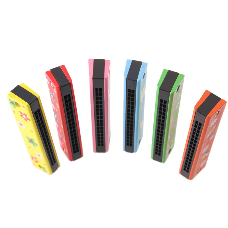 Children's Kids Wooden Harmonica Kindergarten Fun Puzzle Educational Toys Baby Gifts -17 YJS Dropship