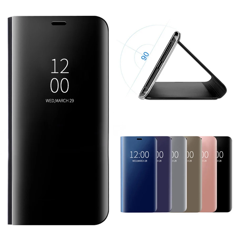 Умный зеркальный флип чехол KEYSION для Xiaomi Mi 9T Pro 9 SE MIx 3 A2 A1 Pocophone F1 Redmi K20 Note 7 GO S2 с