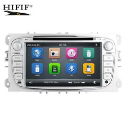 Емкостный экран 2Din 7 дюймов Автомобильный DVD для FORD FOCUS MONDEO S-MAX 2008-2011 с RDS радио Ipod c GPS BT 1080 P DVD для автомобиля FORD focus