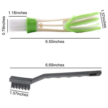 

Car Detailing Brush Set, Auto Detailing Brush Set, 11 Pieces Car Cleaner Brush Set Air Conditioner, for Cleaning Wheels, Dashb