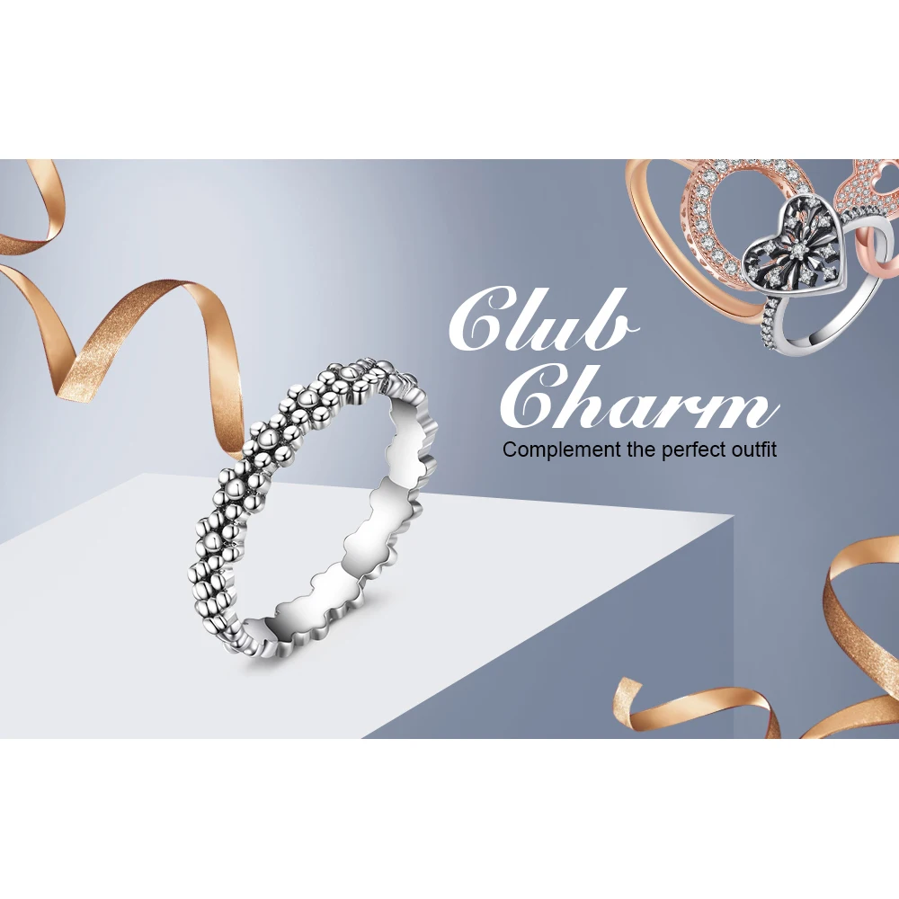 JewelryPalace 925 Sterling Silver Daisies SiLver Stocking Beautiful Rings Gifts For Her Anniversary Fashion Jewelry New Arrival