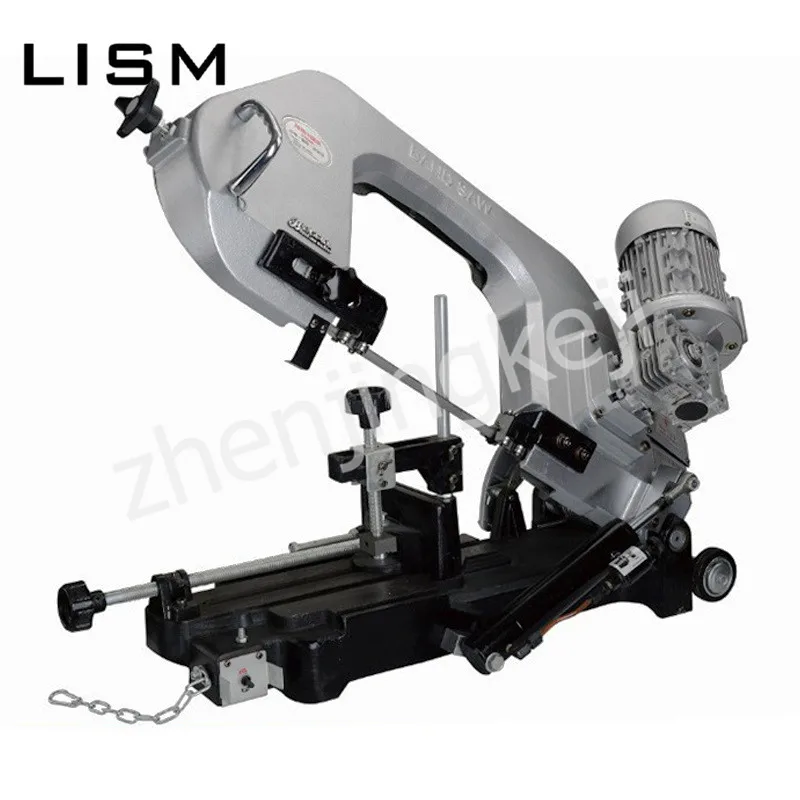 110V-220V Multi-function Metal Band Saw Machine Woodworking Band Saw Machine Vertical Horizontal Stainless Steel Cutting Machine