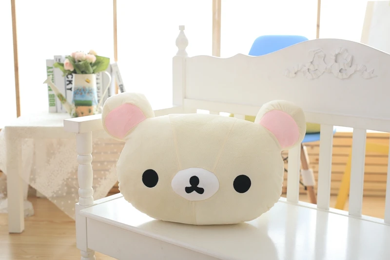 50*30 см Kawaii Большой коричневый японский стиль Rilakkuma плюшевые игрушки плюшевый медведь чучело кукла подарок на день рождения