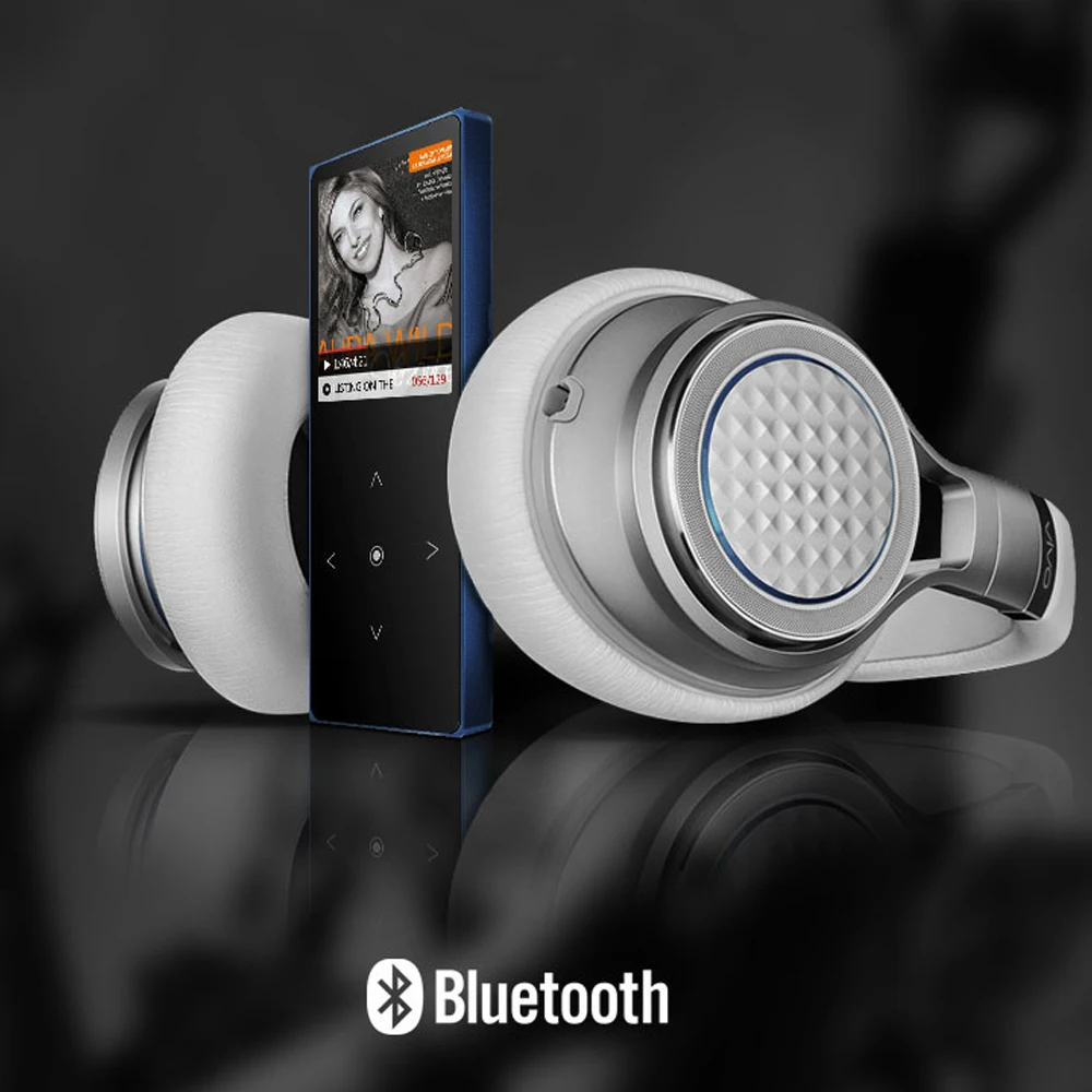 Mp3 плеер 2020 с сенсорной кнопкой Bluetooth 16 ГБ Hi Fi музыкальный тонкий портативный