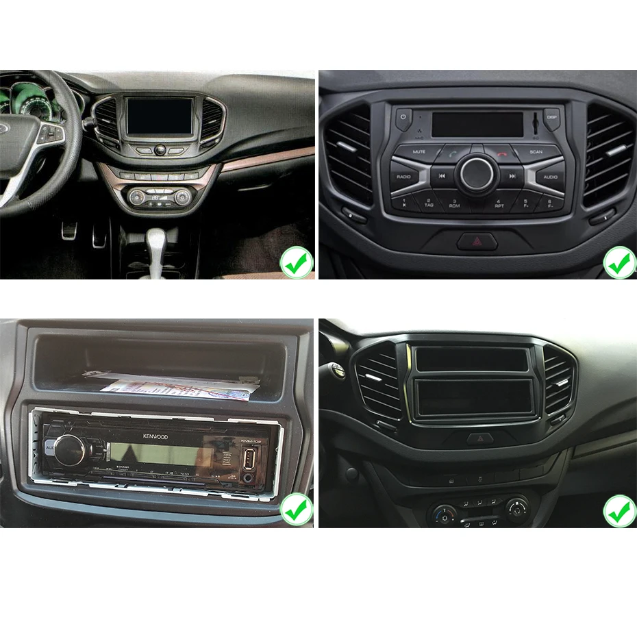Sale DSP IPS Android 9.0 4G RAM 64G CAR GPS For Lada Vesta 2015-2018 RADIO STEREO NAVIGATION Audio multimedia NO dvd player 5