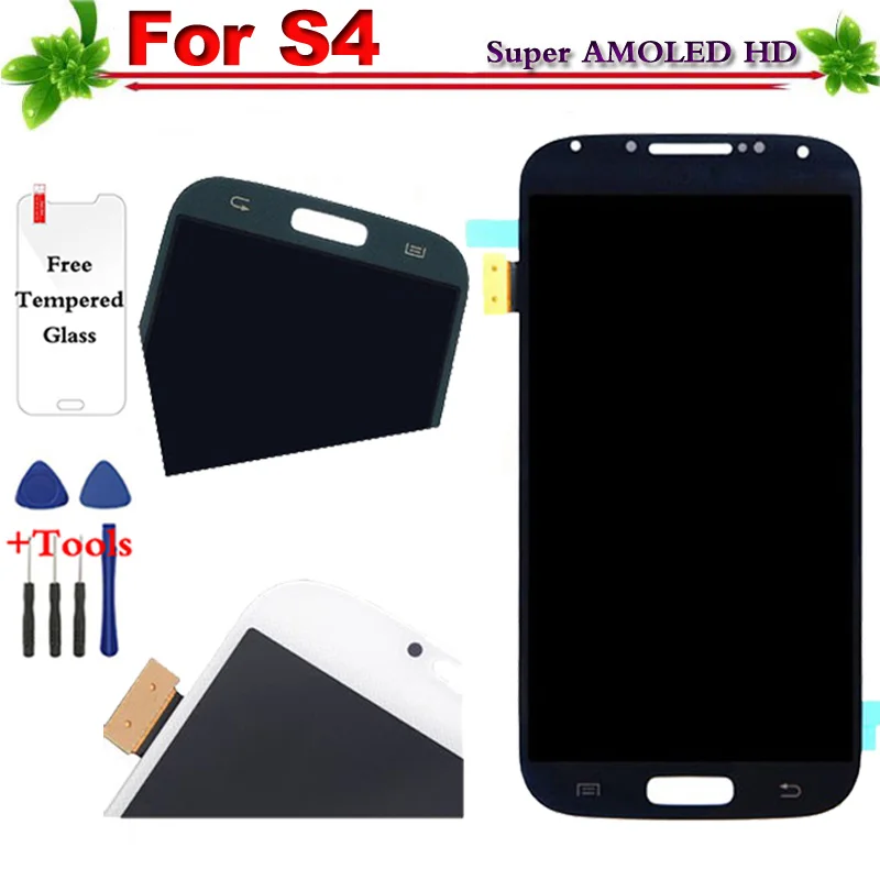 

LCD Super Amoled for Samsung Galaxy S4 S4 mini i9505 i9500 i337 i9190 i9195 LCD Display Touch Screen Digitizer Full Assembly