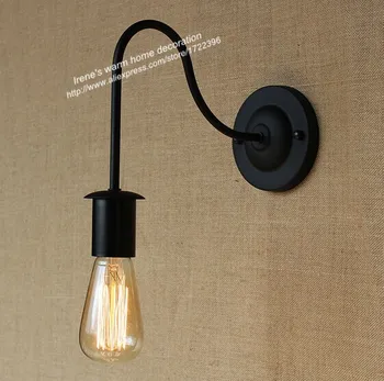 

Country Simple American Loft iron wall lamp for Stairs bar Coffee dining room,Loft wall light E27*1 bulb included,AC 110V~240V