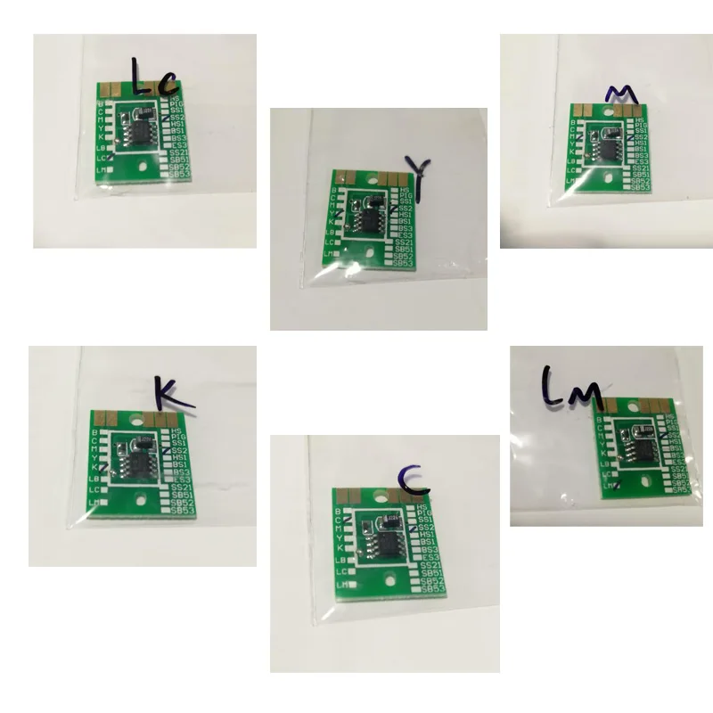 Постоянный чип для Mimaki JV3 SS2 картридж 6 цветов CMYKLCLM Запчасти для принтера