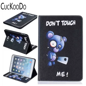 

CucKooDo Slim Fit Cartoon Flip Stand Folio Leather Case with Auto Wake/Sleep Function Smart Cover for Apple iPad Mini 3/ 2/ 1