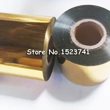 1 рулон золотой маленький размер 6 см* 120 м Горячая фольга штамповочная бумага костюм для штамповая машина DIY пригласительный логотип экономичный выбор
