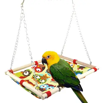 

Pet Bird Parrot Canvas Hammock Bird Hut Parrot Game Climbing Bed Swing Small Hanging Bed For Bird Parrot New Arrival 2019