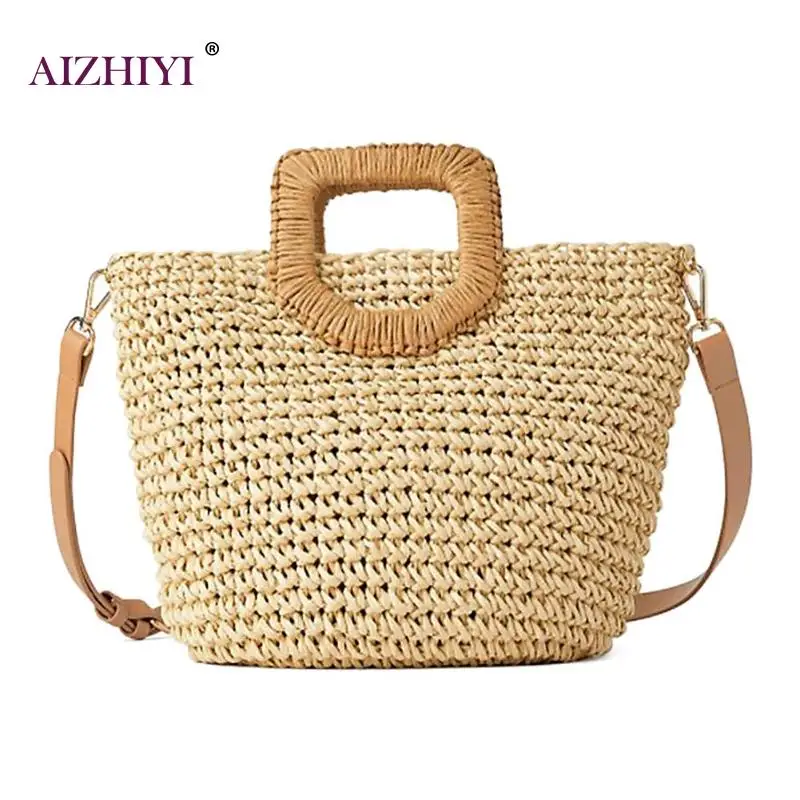 السيدات أزياء عارضة الفتيات القش ورقة النسيج الكتف رسول حقائب النساء الصيف الشاطئ Crossbody السفر أعلى-حقائب بيد السيدات أزياء عارضة الفتيات القش ورقة النسيج الكتف رسول حقائب النساء الصيف الشاطئ Crossbody السفر أعلى-حقائب بيد