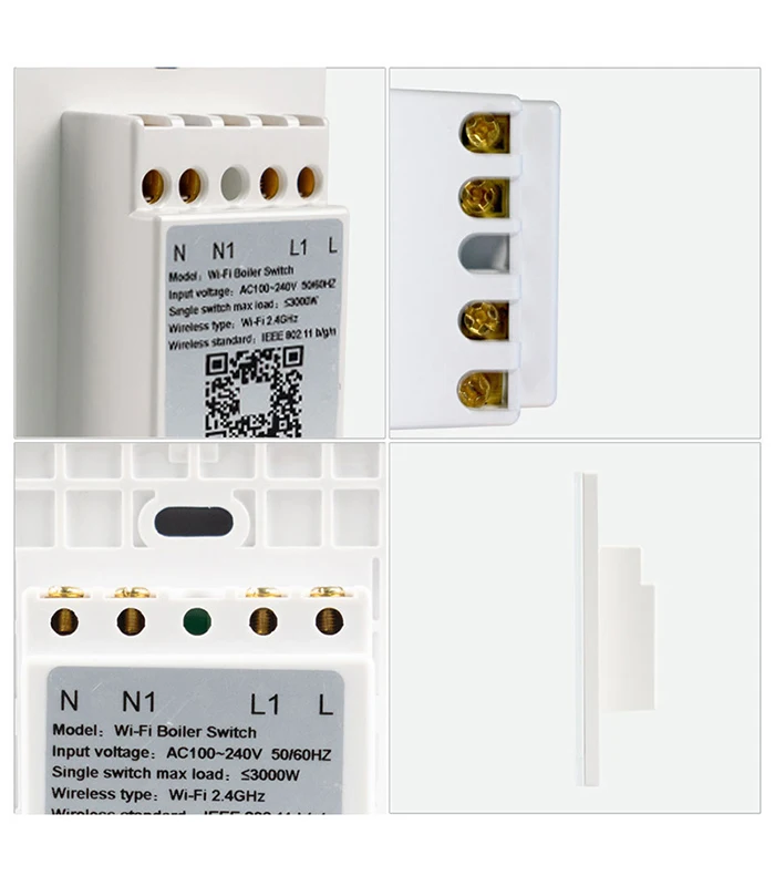 Wifi Inteligente Aquecedor de Água Interruptor de Interruptores de Controle Remoto de Voz Padrão dos Eua Touch Panel Temporizador de Trabalho ao ar Livre Alexa Google Casa 9 Cheap Interr.