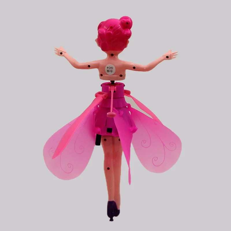 Hand Induction Floating Flying Fairy Dolls blue Electronic font b Toys b font Girl creative gift