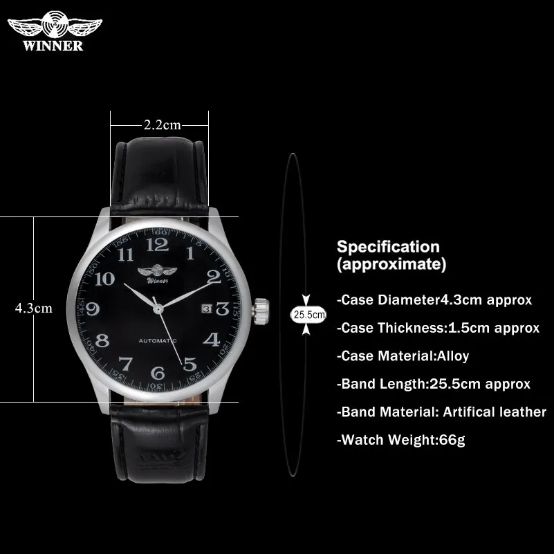 Часы TWINNER мужские модные автоматические с кожаным ремешком|hombre|hombre reloj |