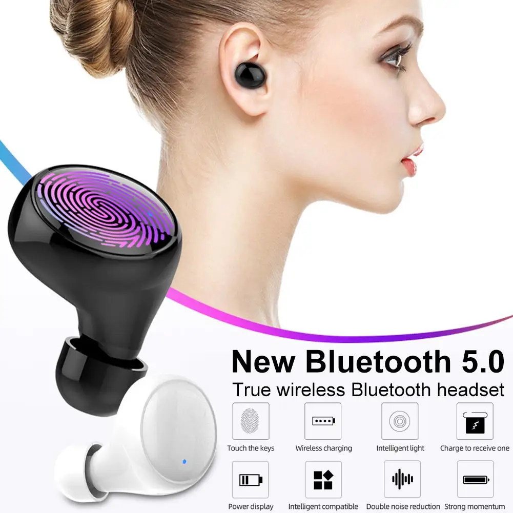 

New IPX8 Waterproof Sports Mini TWS Wireless Bluetooth Headset 3500mAh Headset Box Twins Touch Mini Earbud Earphone
