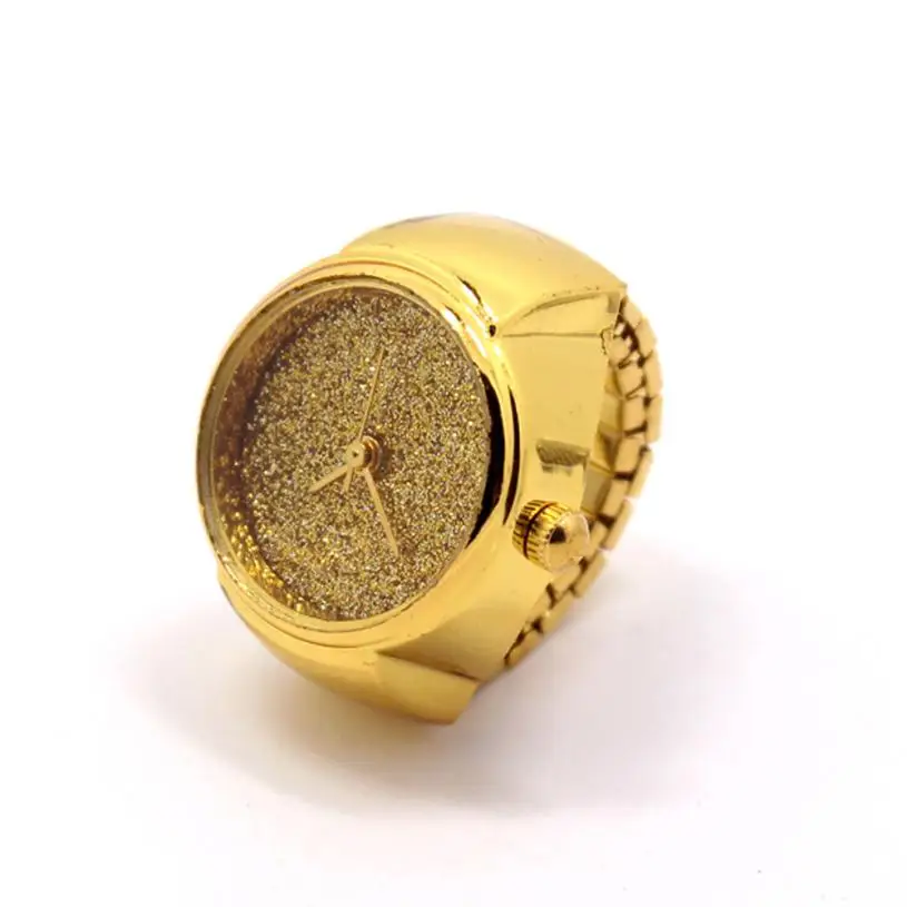Aimecor циферблатом аналоговые Для женщин часы Творческий Сталь крутые эластичные Повседневное кварцевое кольцо часы