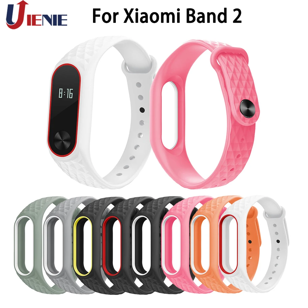 Ремешок для часов Xiaomi Mi Band 2 Смарт часы с ремешком на запястье силиконовый браслет
