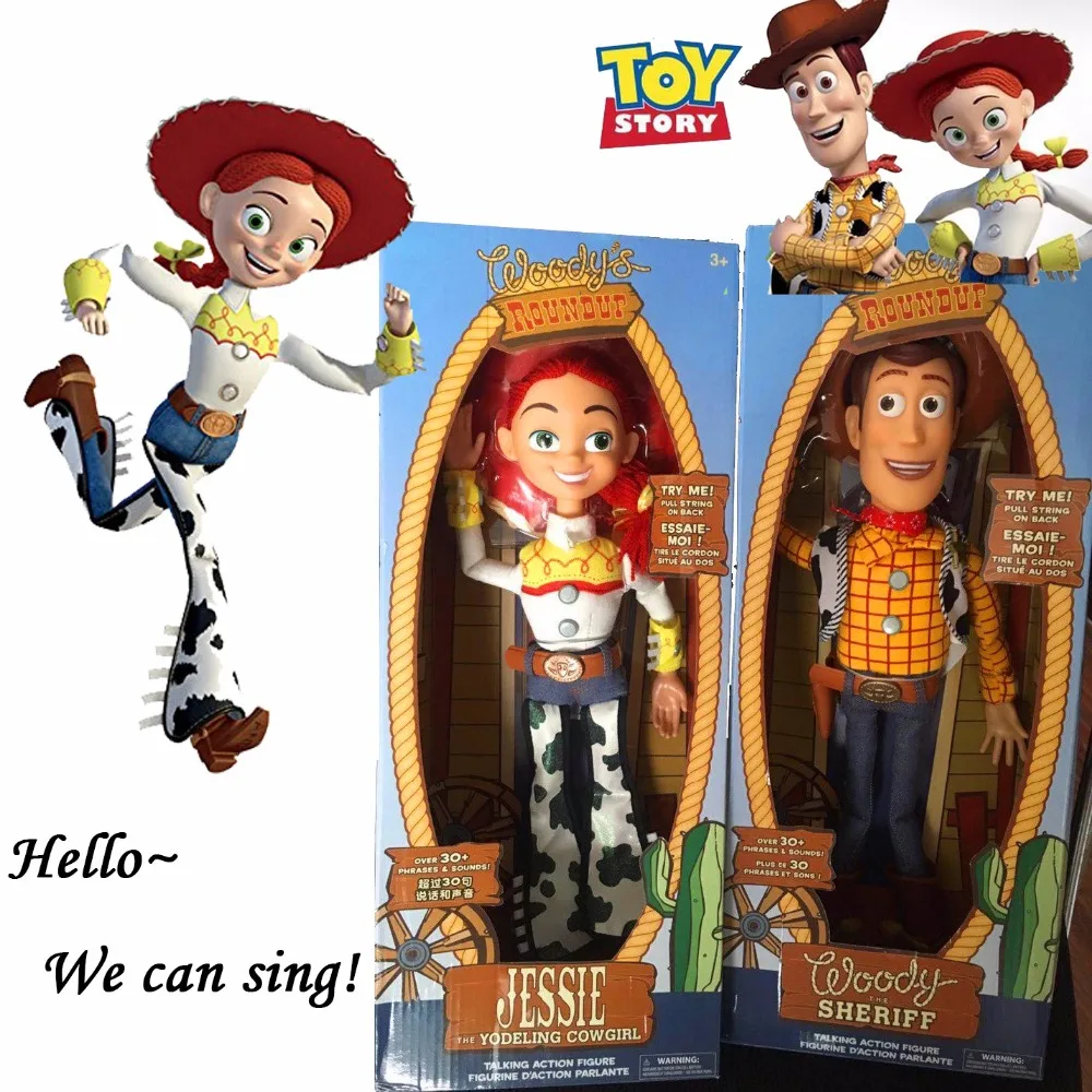 Детская экшн игрушка фигурка ТВ кукла древесина и Jessie|Игровые фигурки