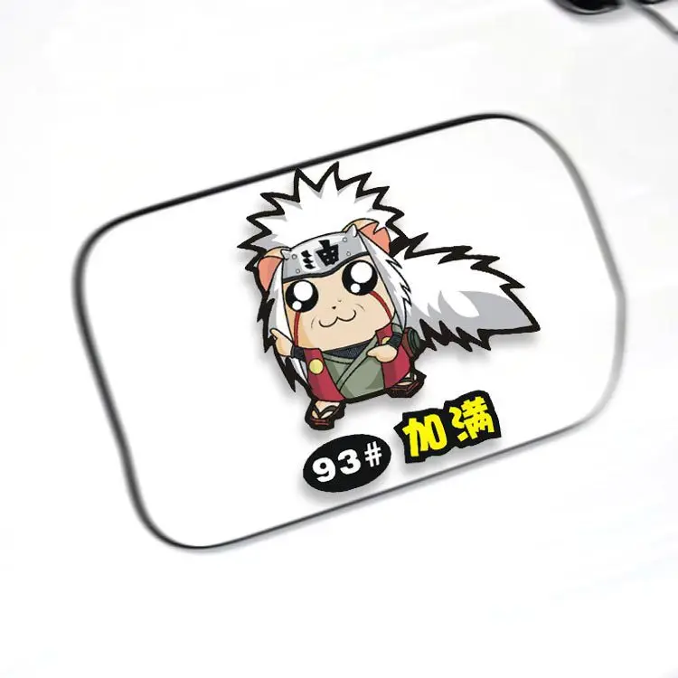 Авто Стайлинг Наруто Jiraiya топливная крышка Мультяшные автомобильные наклейки