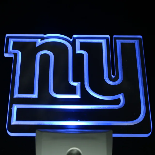 ws0093 new york giants logo bar beer day night sensor led night