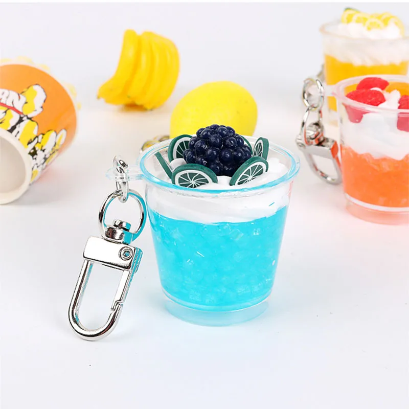 Креативный милый мультяшный брелок для ключей с мороженым 1 шт. летний женский в