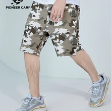 Пионерский лагерь, мужские камуфляжные шорты, повседневные мужские военные карго шорты до колен, мужские летние шорты с эластичной талией ADK901157