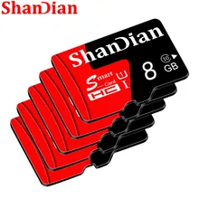 SHANDIAN карты памяти 4 ГБ 8 ГБ 16 ГБ 32 ГБ 64 ГБ Micro sd TF карта Micro SD карта ручка с бесплатным адаптером для мобильного телефона