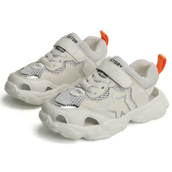 

Girls Sport Shoes for Children Breathable Air Mesh Baby Boy Sneakers Mini Melissa Shoes Soft Sole Anti Shock Leisure Kids Shoes