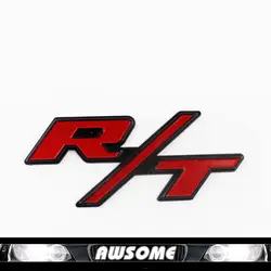 Фирменная Новинка 1x Автомобиль Грузовик красный металл RT R/T эмблема наклейка Стикеры для Dodge Challenger RAM charger