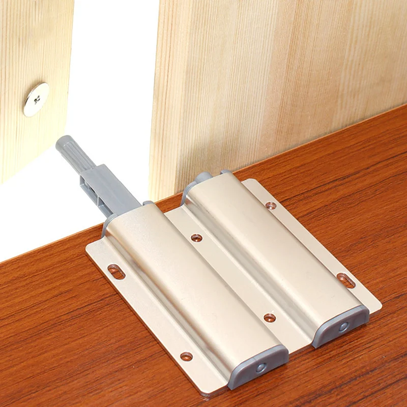 1 компл. Шкаф двойной двери Rebounder Магнитный буфер цинковый сплав Дверной доводчик для ящика шкафа толчок для открытия мебели