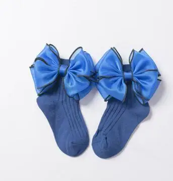 Детские носки из органзы с бабочками для девочек новые хлопковые носки без пятки для девочек, носки принцессы - Цвет: 2