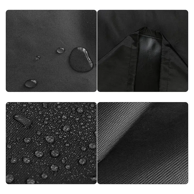 Outdoor Garden Furniture Rain Cover Waterproof 420D Oxford Sofa Protection Set Garden Patio Rain Snow Dustproof Black Covers