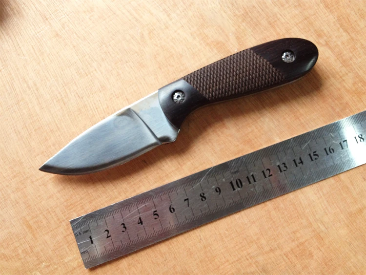 

New Fixed Blade Knife Outdoor Camping Hunting Survival Knife Fixed Knives 58HRC EDC tools with leather Sheath