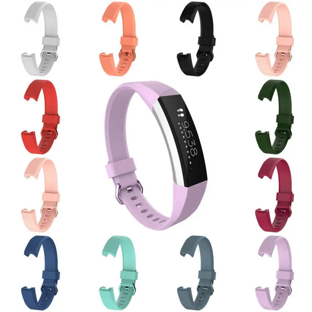 

Watch Strap Band Replacement Silicone Wrist Band Strap For Fitbit Alta HR Environmentally Friendly Silicone Watch Strap New