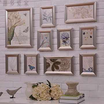 silver wall picture frames