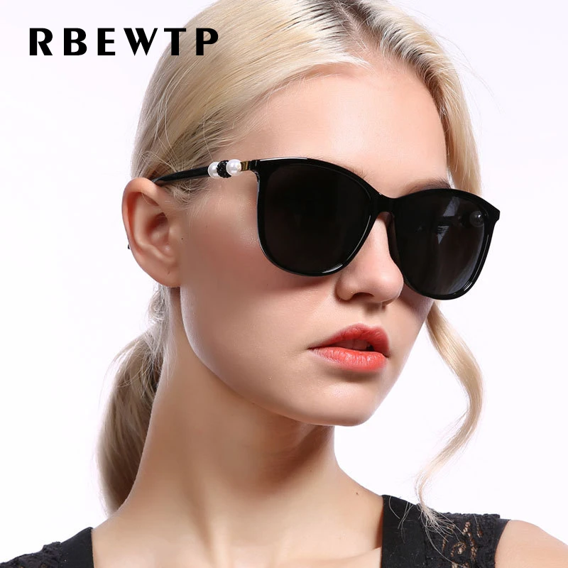 

RBEWTP DESIGN Women's Polarized Sunglasses Driving Oval Frame Gradient Lens Sun Glasses Male Goggle UV400 Gafas De Sol For women