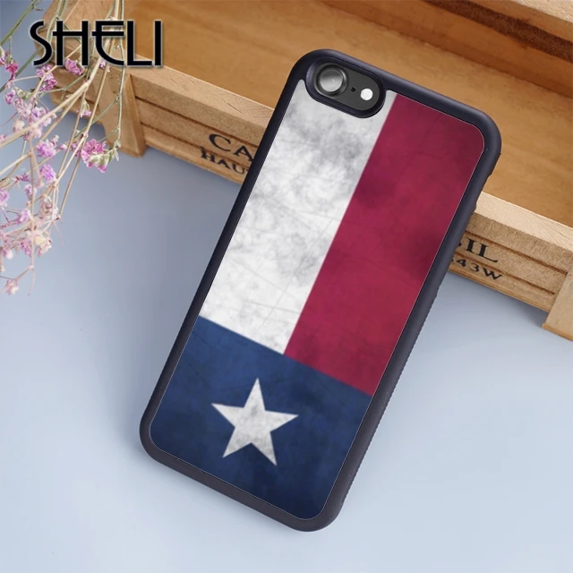 Чехол для телефона SHELI Texas Grunge Flag чехол iPhone 5 6s 7 8 plus X XR XS max 11 Pro Samsung GalaxyS7edge S9 S10 |