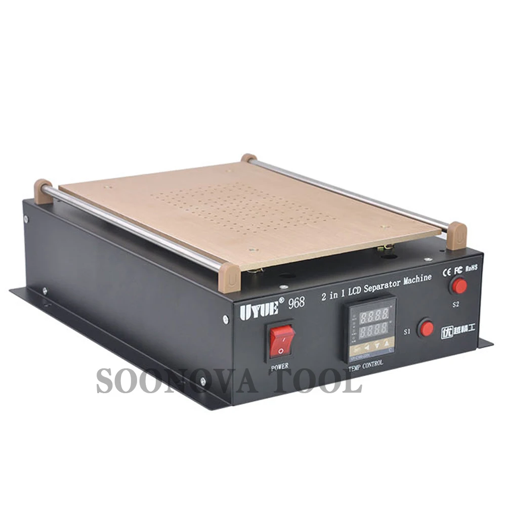 US $55.67 Uyue 968 Phone Screen Separator BuildIn Dual Vacuum Pump Max 14 Inch For IpadSamsung Tablet Pc Lcd Split Screen Repair Machine